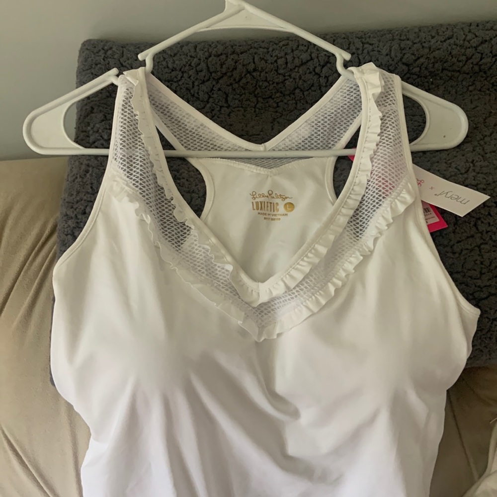 White Lilly Pulitzer Meryl Tank Brand new never worn with tags